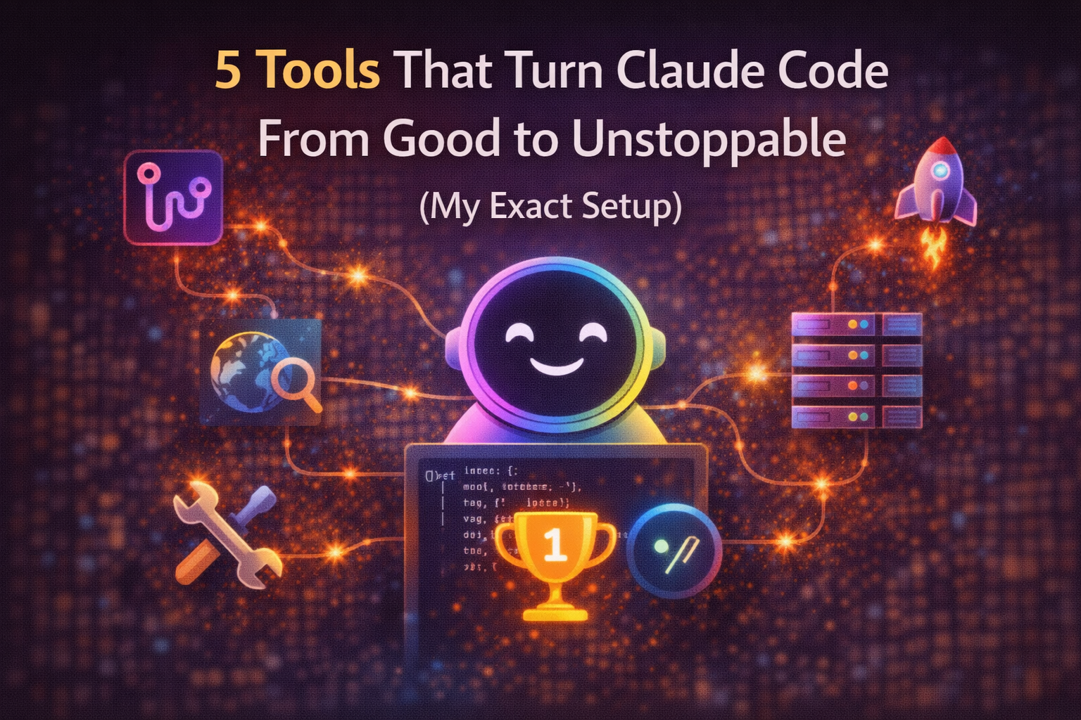 5 Tools That Turn Claude Code From Good to Unstoppable (My Exact Setup)