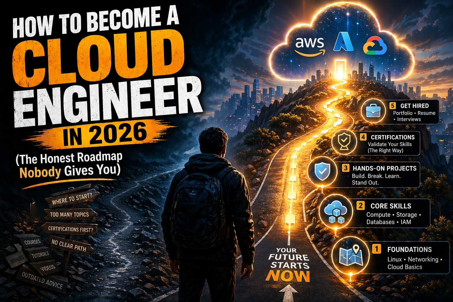 How to Become a Cloud Engineer in 2026 (The Honest Roadmap Nobody Gives You)
