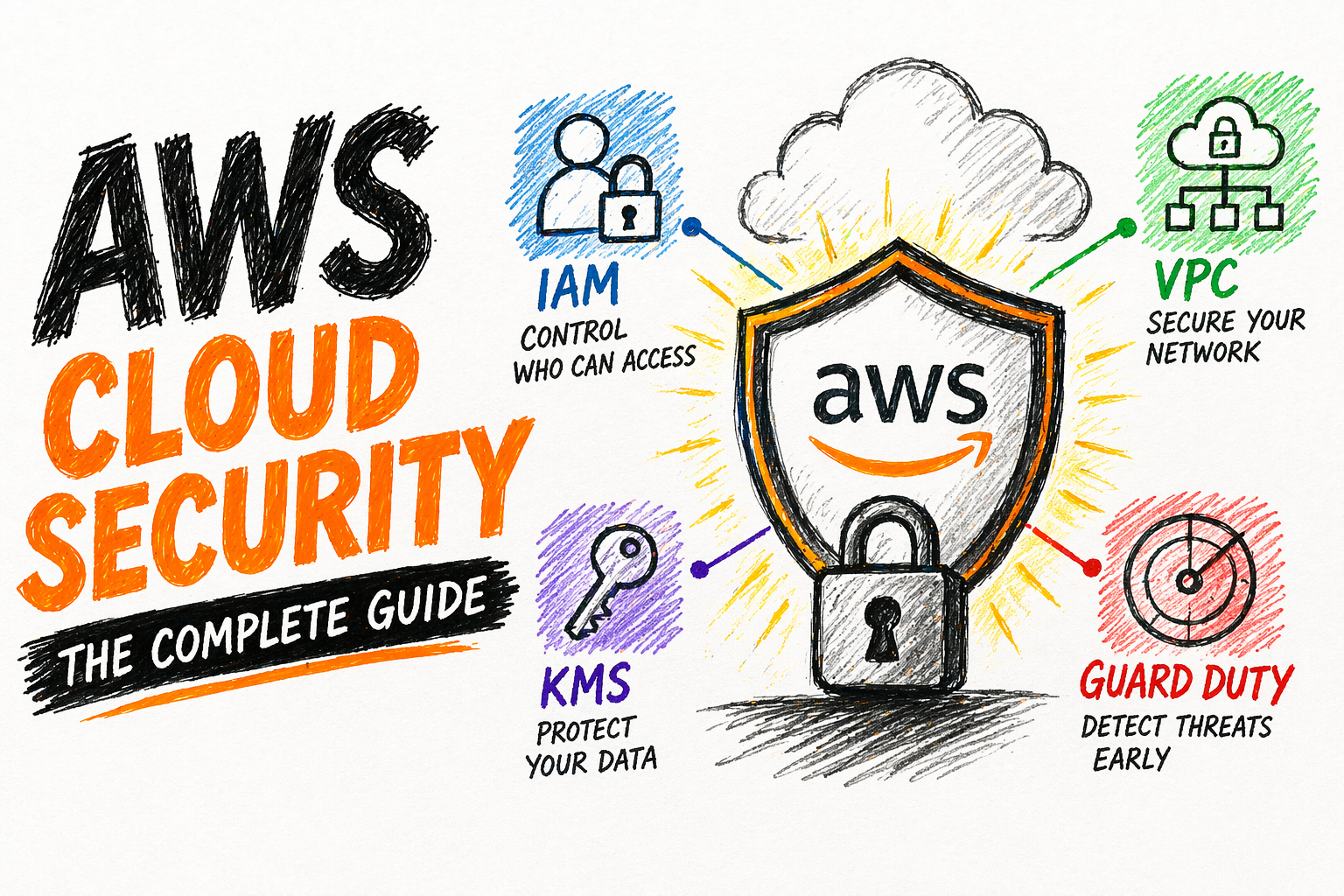 AWS Cloud Security: The Complete Guide (IAM, VPC, KMS, GuardDuty)