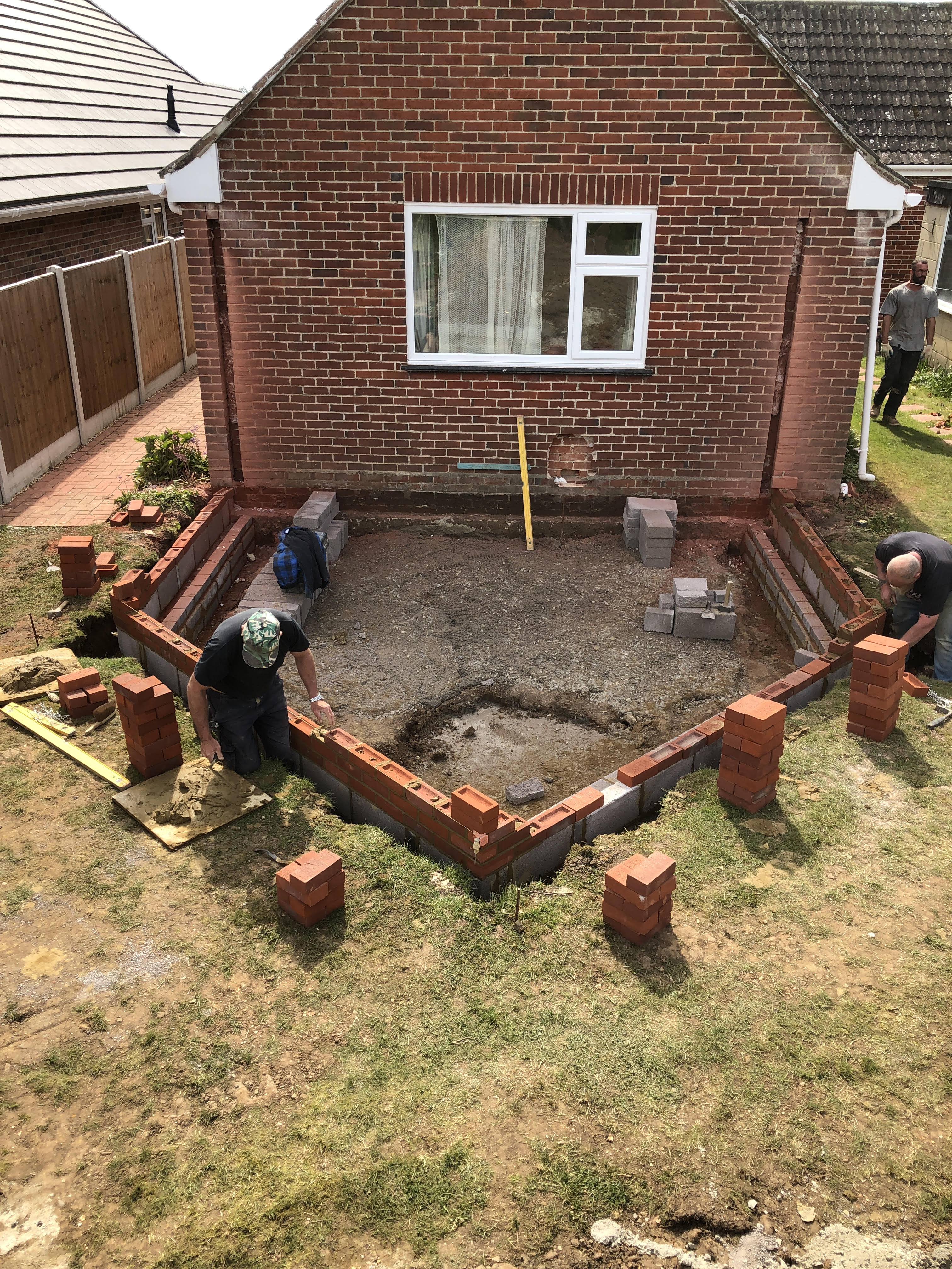 Rear extension in Christchurch