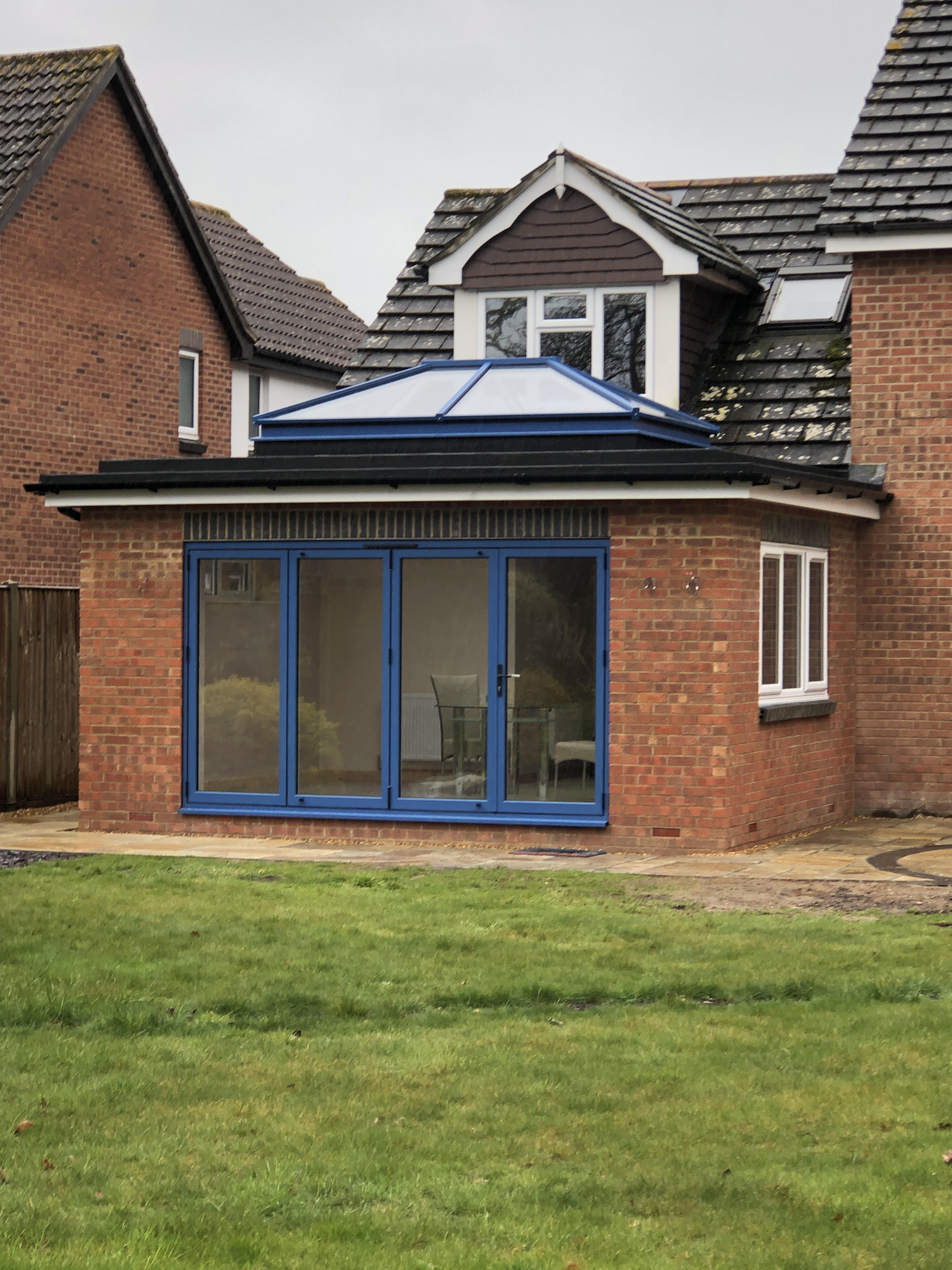 Flaky roof extension in New Milton