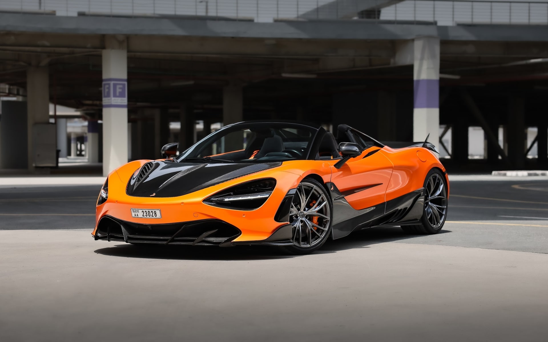 McLaren 720S Spider Topcar Fury 2023 for rent in Dubai