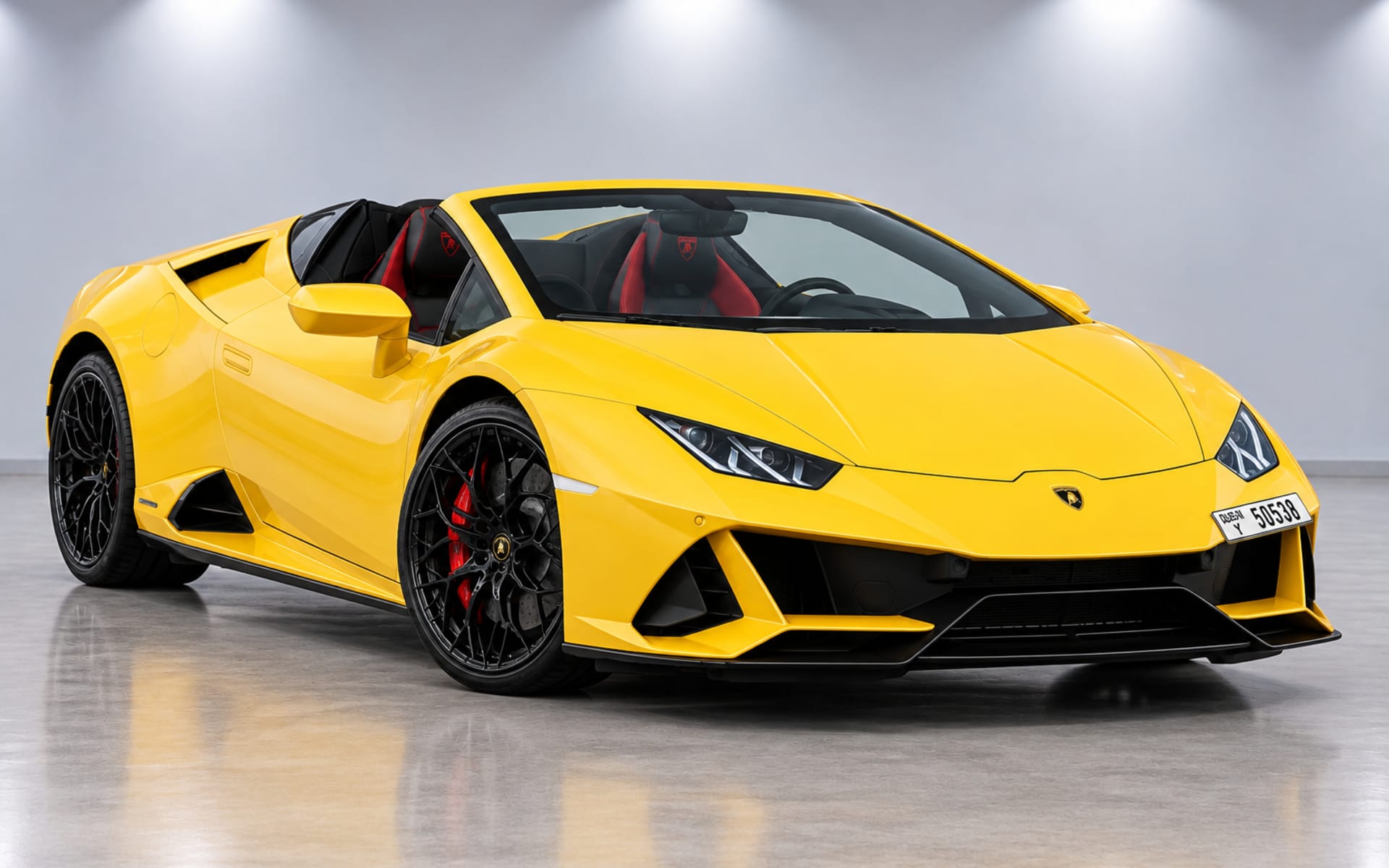 Lamborghini Huracan EVO Spyder 2025 for rent in Dubai photo 1