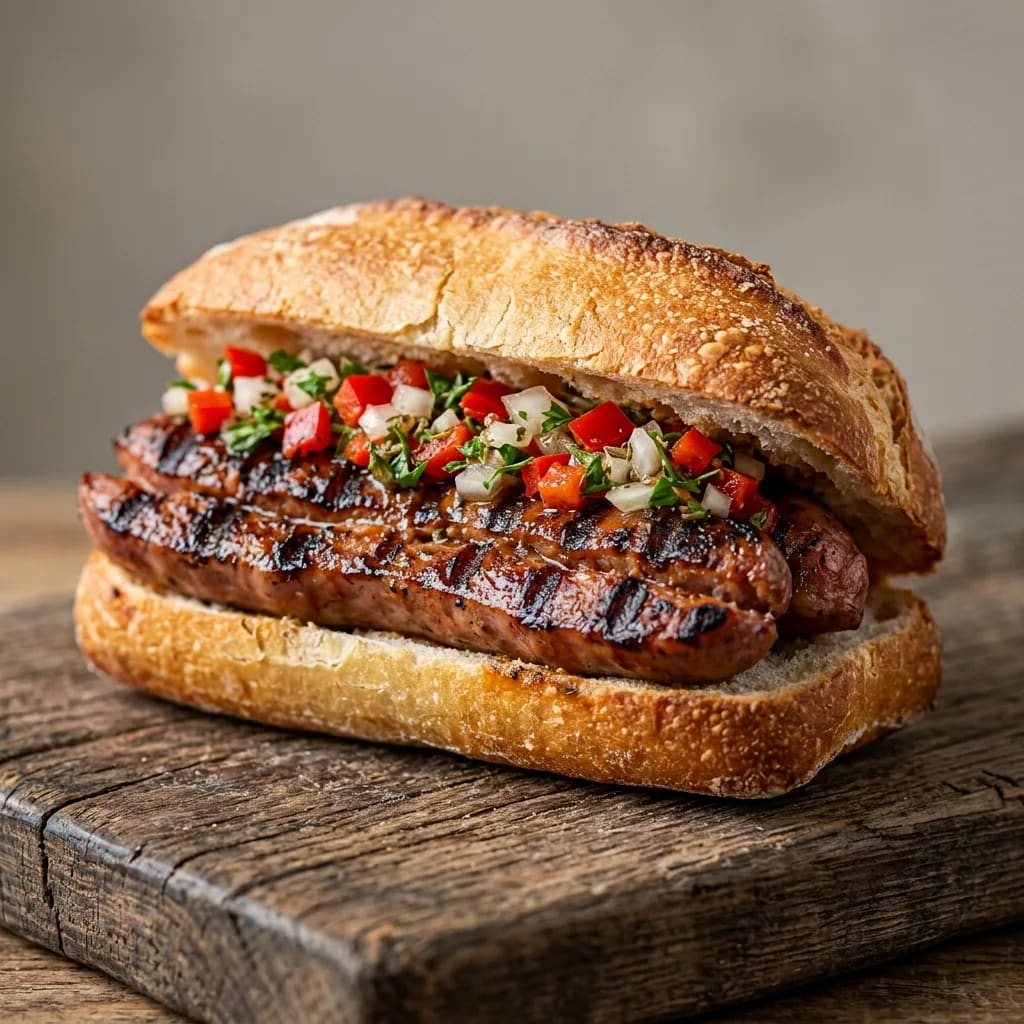 Choripán Gourmet a las Brasas
