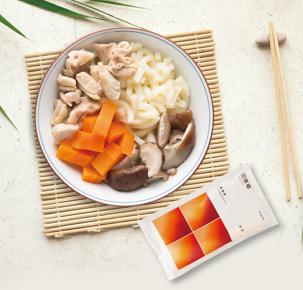 滴雞精食譜：香菇雞烏龍拌麵