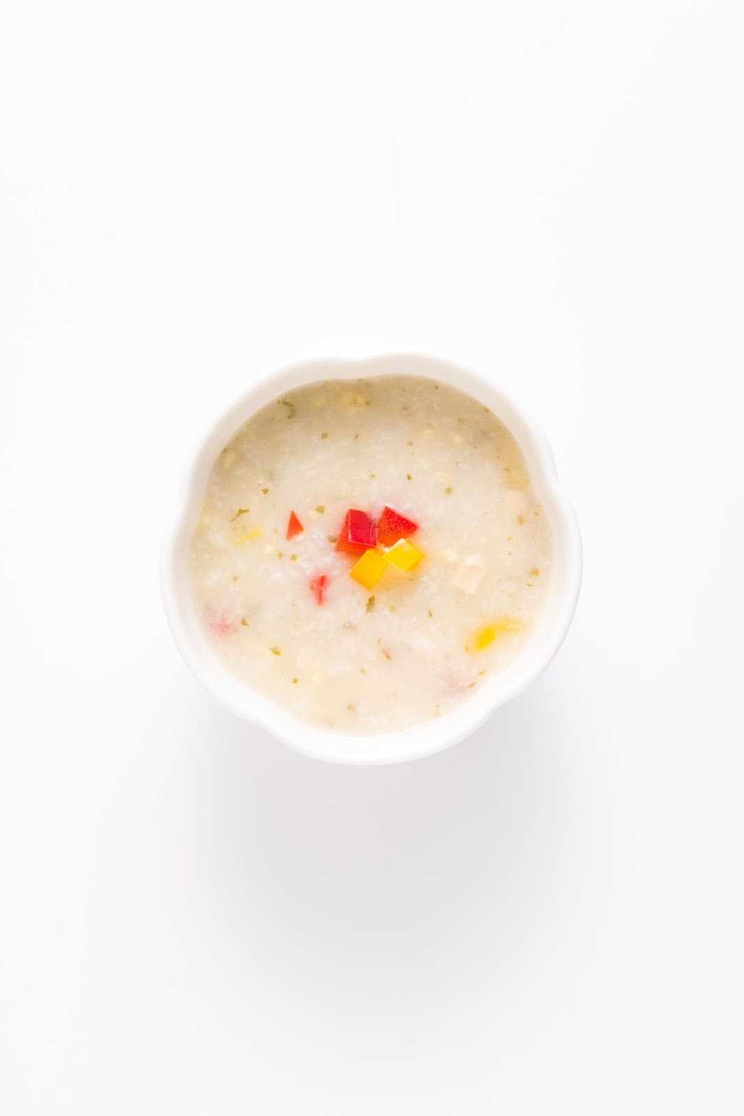  副食品時間表第二階段推薦菜單：木寡糖豬肉粥