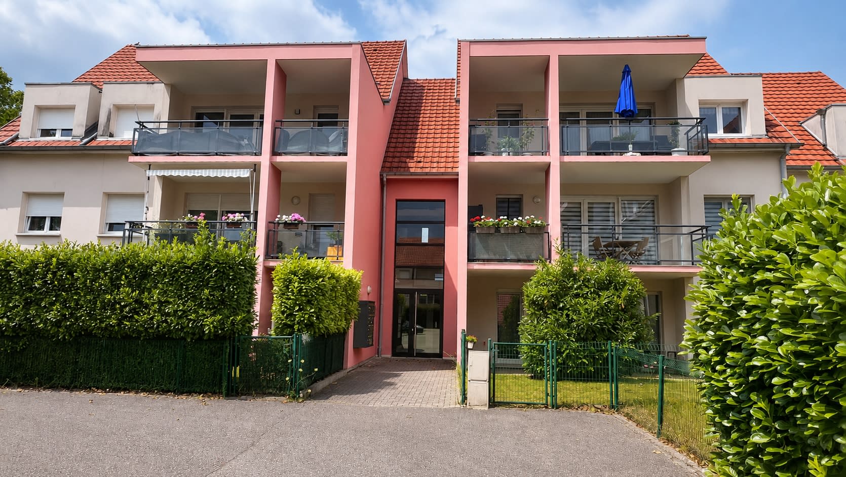 Appartement F2 avec balcon en dernier étage