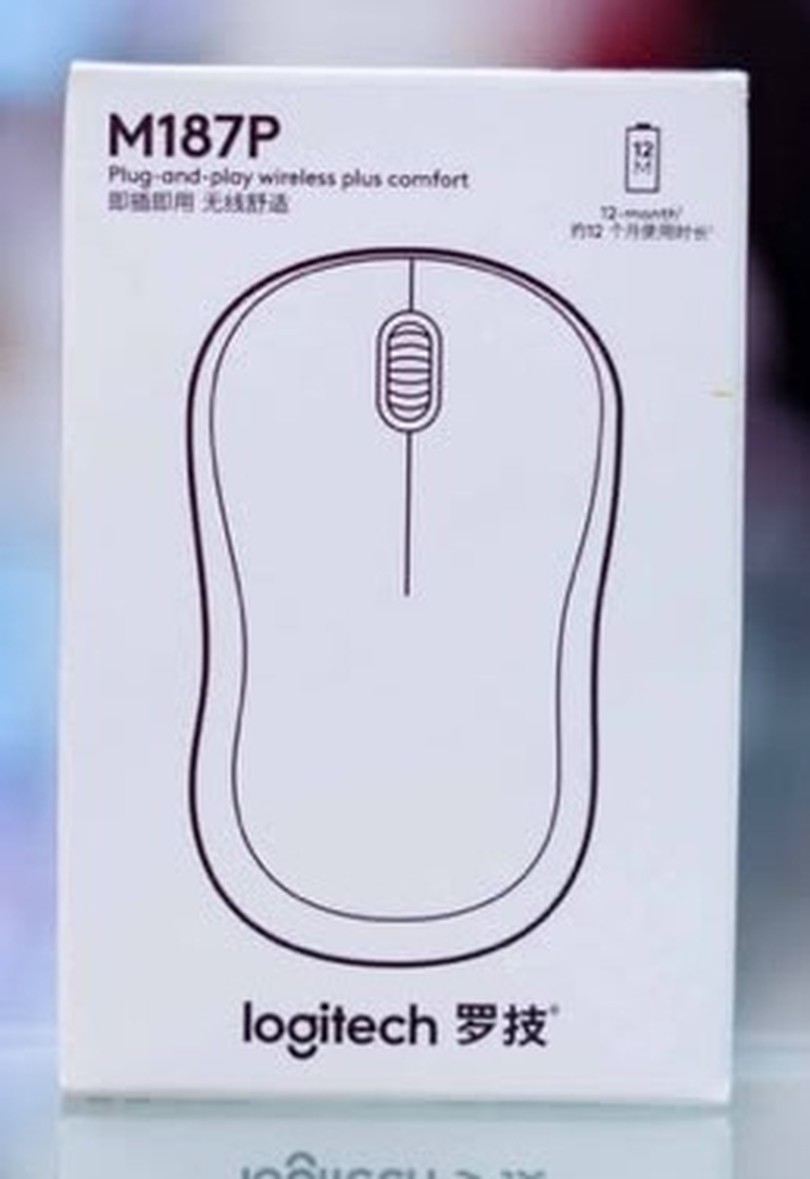 Logitech M187P Wireless Mini Mouse
