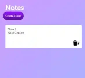 Notes App Preview