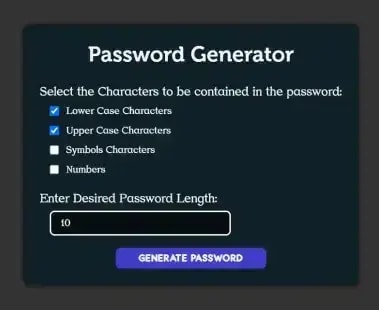 Password Generator Preview