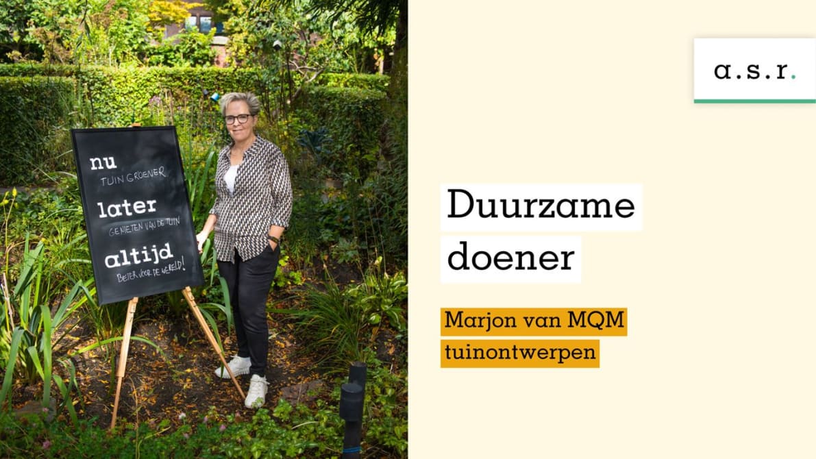 Video over Wadi's bij de ASR met MQM Tuinontwerpen