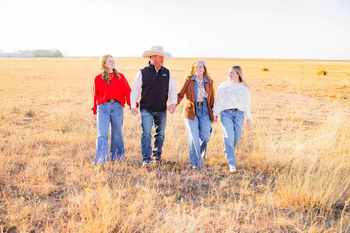 Ryan Cooper and his family — part of the MCMaster Roofing team