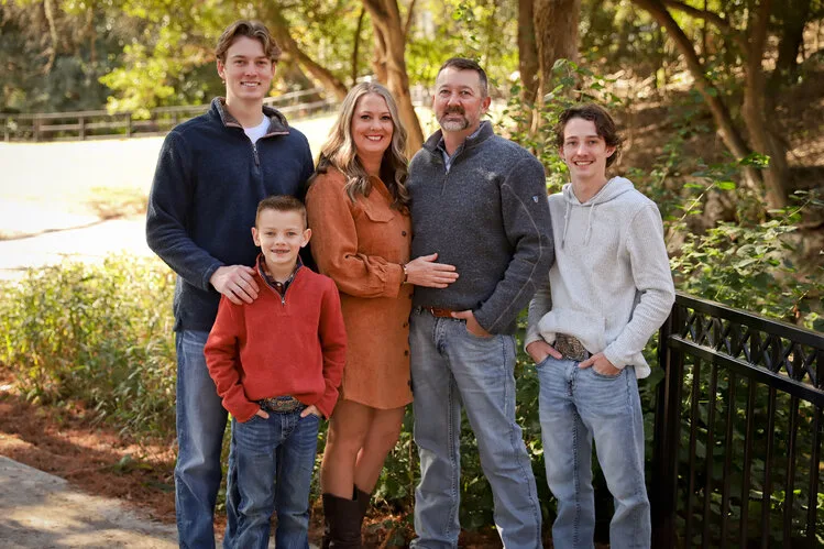The Carson family — Casey Carson and his family