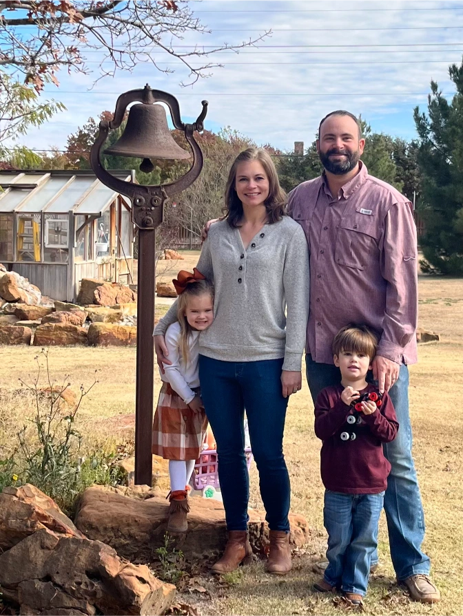 The Carson family — Brock Carson and his family