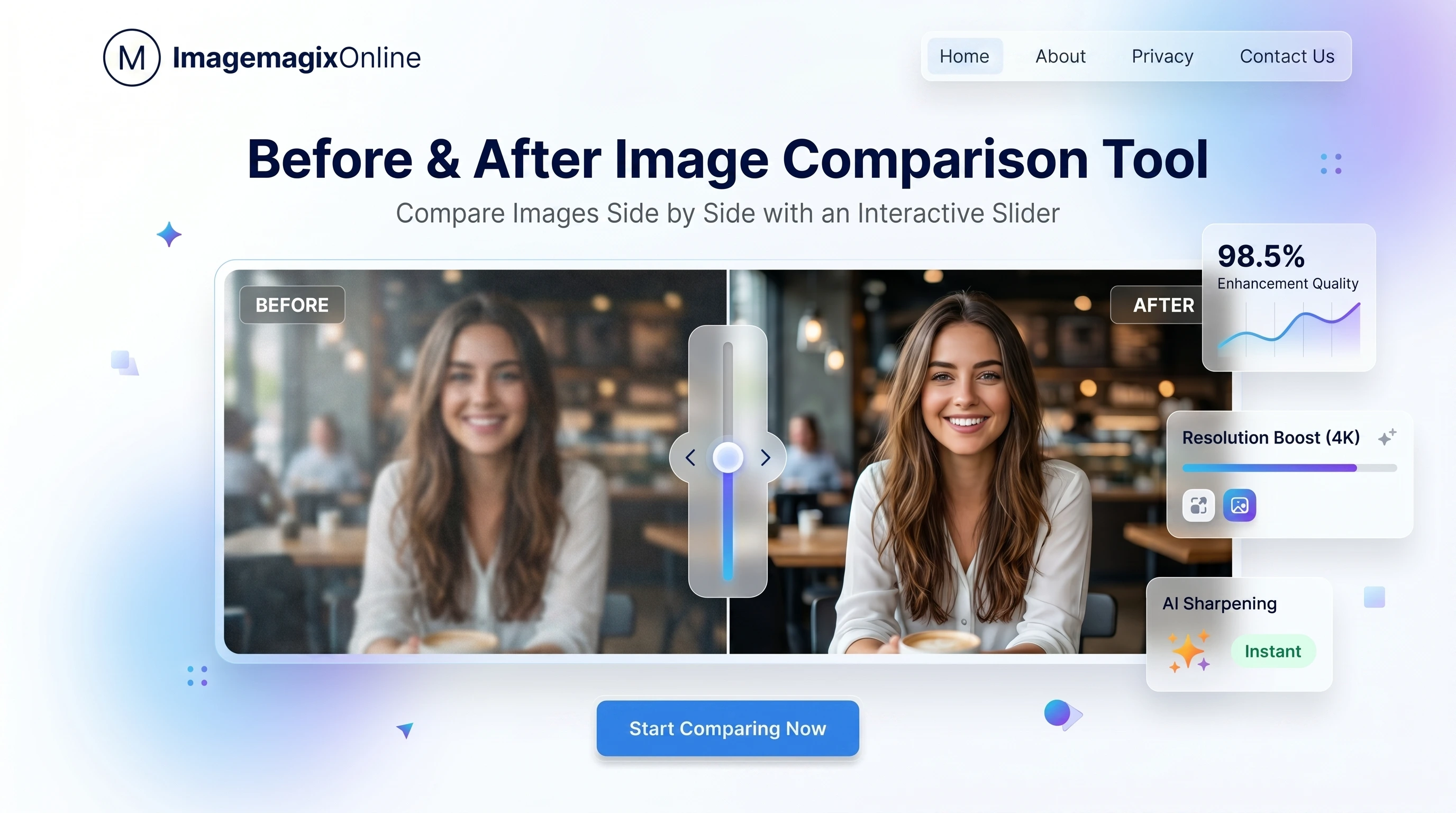 Before & After Slider Preview