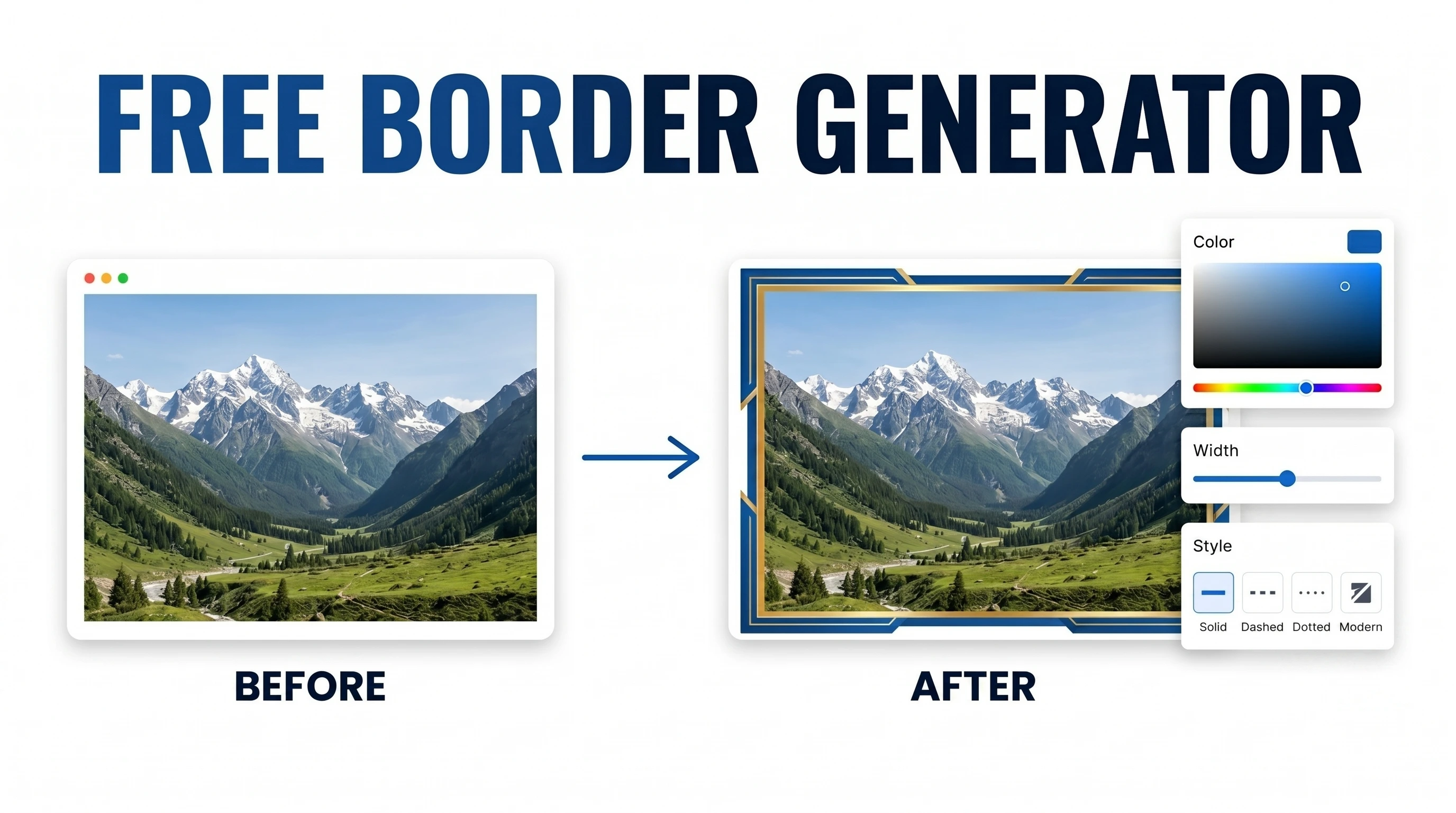 Border Generator Interface