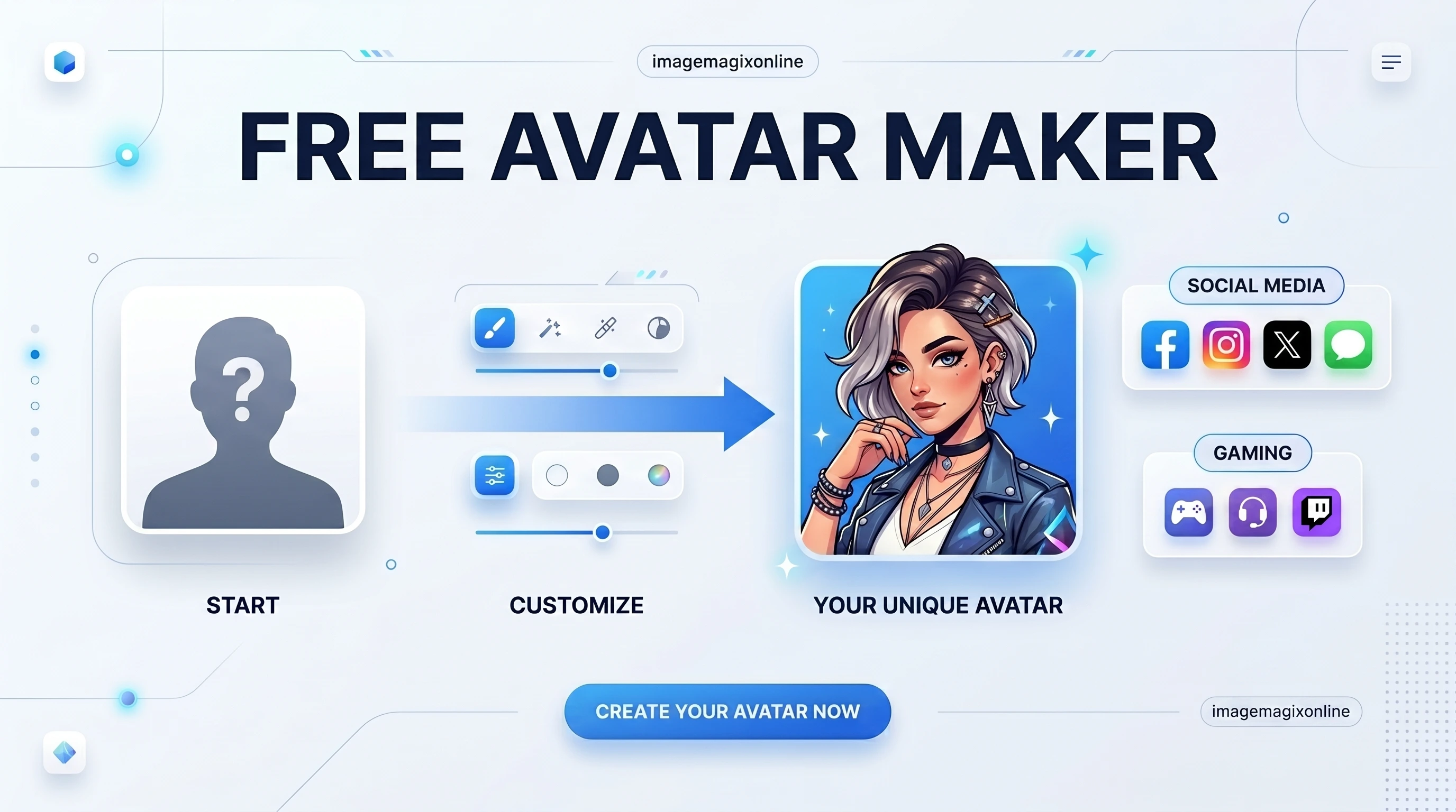 Avatar Maker Preview Light