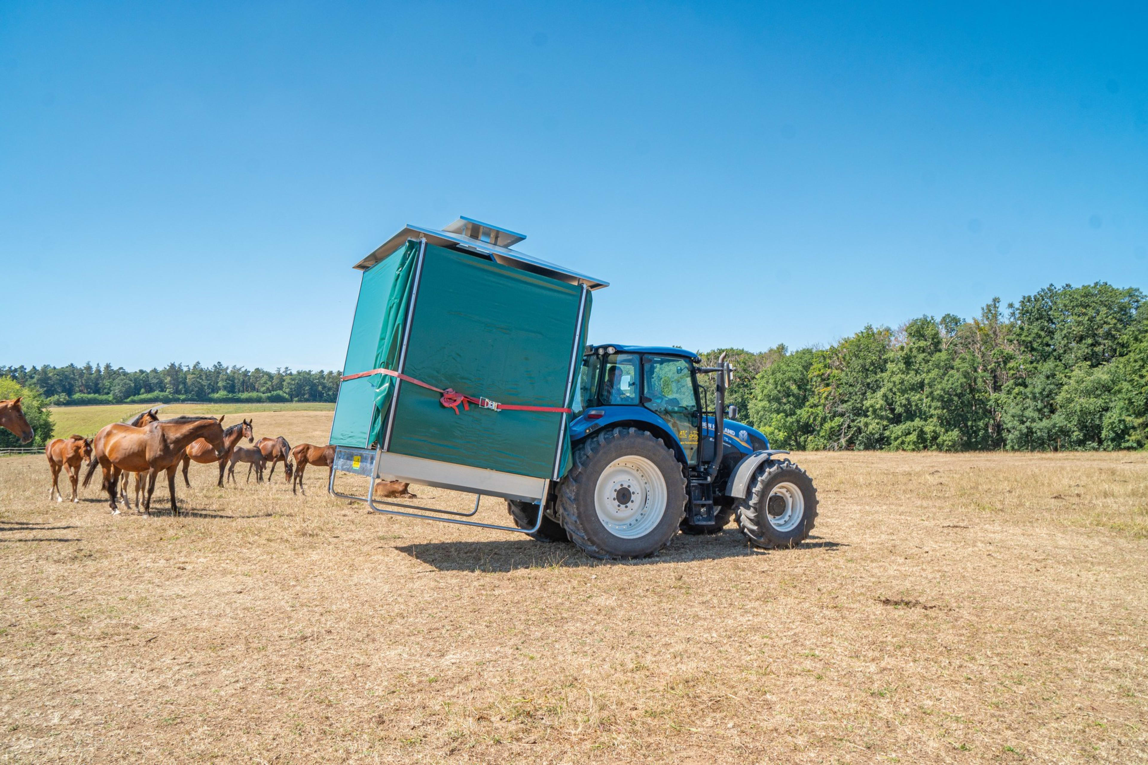 Techo bioclimático para comederos cuadrados Pro - 3