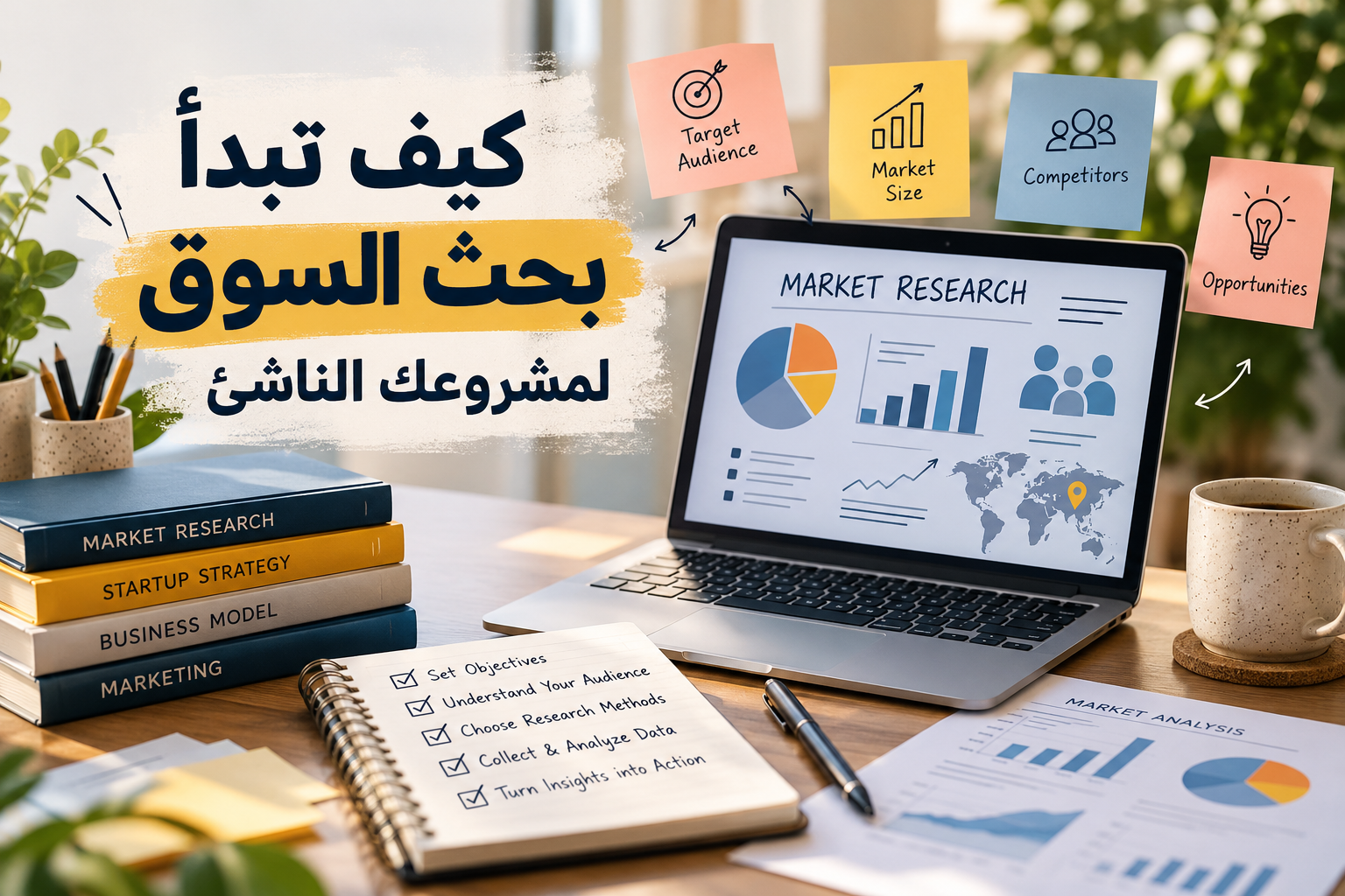 كيف تبدأ بحث السوق لمشروعك الناشئ