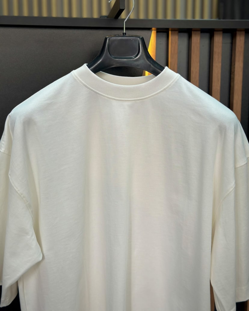 BASIC OVERSIZE T-SHIRT BEYAZ