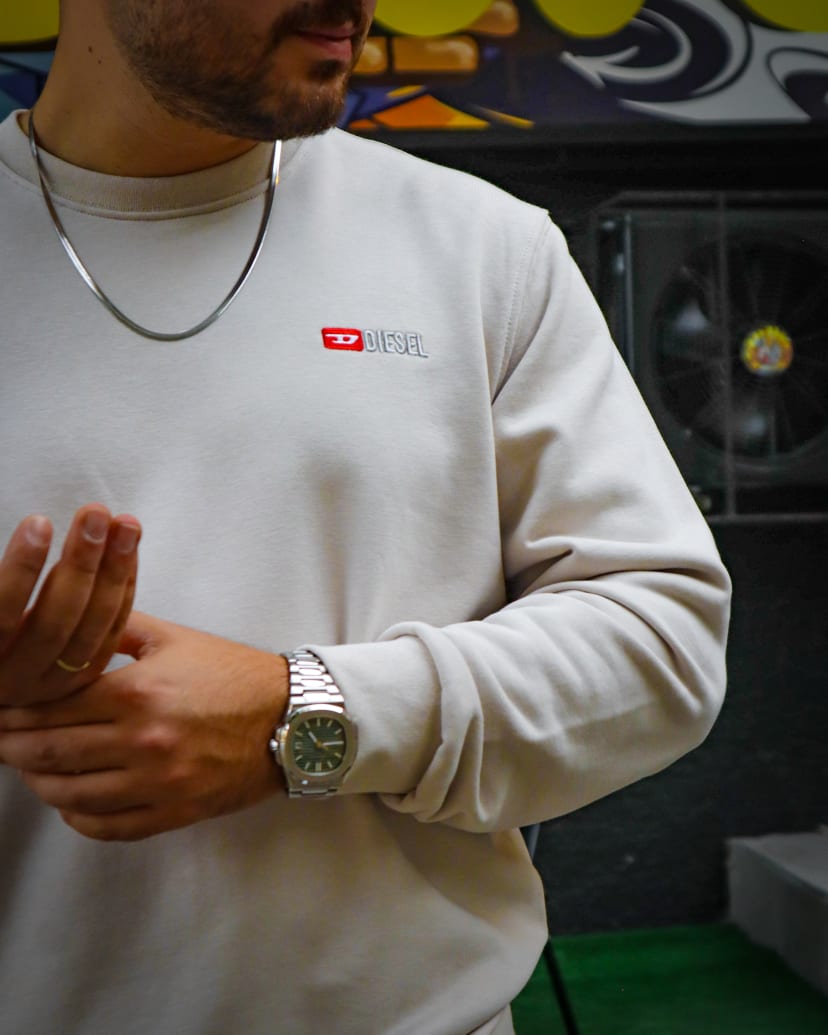 DIESL SWEATSHIRT KREM