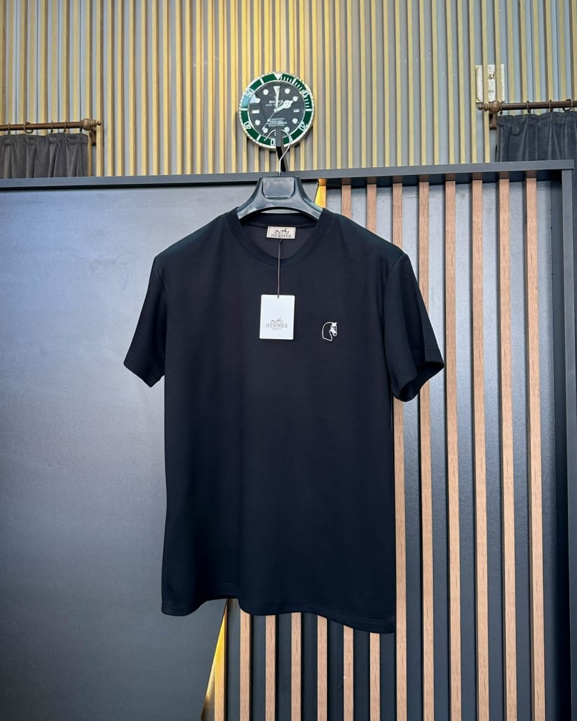 HRMS METAL LOGO MODAL T-SHIRT SİYAH