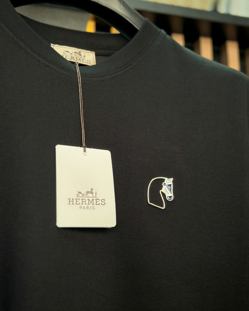 HRMS METAL LOGO MODAL T-SHIRT SİYAH