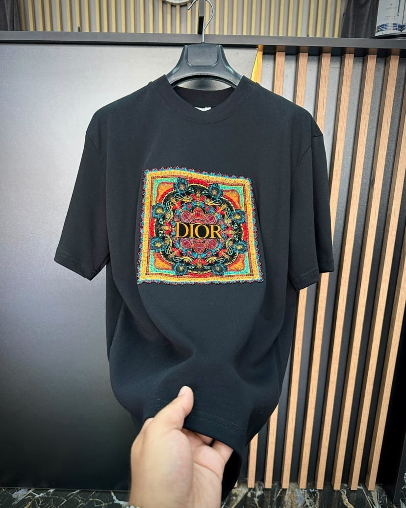 CD KADİFE DİKİM VINTAGE T-SHIRT SİYAH