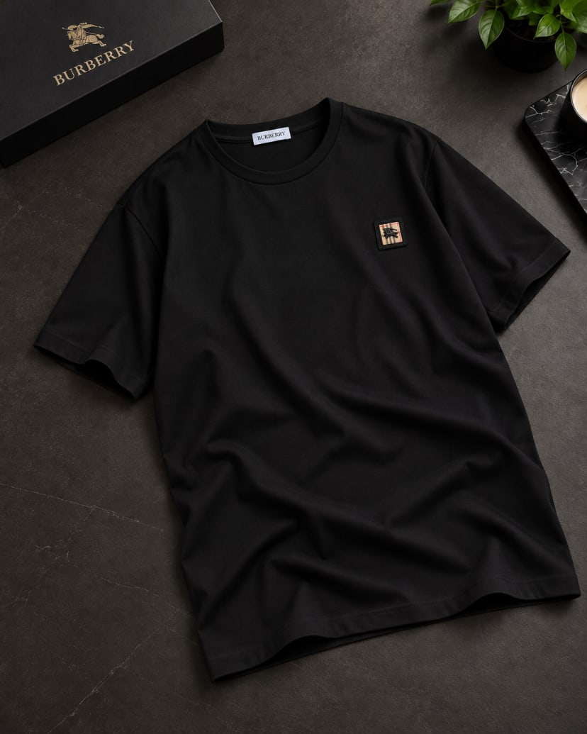BRBRRY MODAL T-SHIRT SİYAH