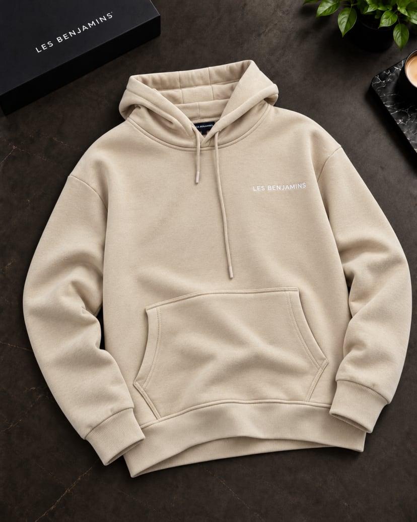 LS BNJMNS KAPÜŞONLU SWEATSHIRT KREM