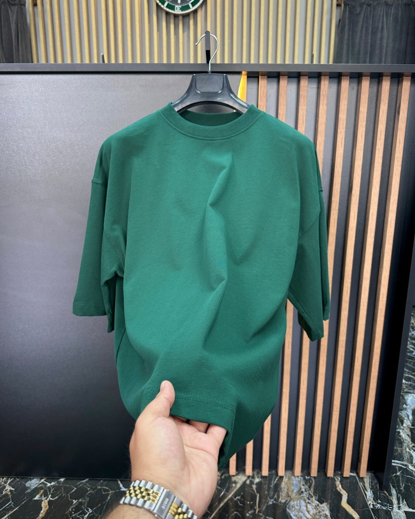 BASIC OVERSIZE T-SHIRT HAKİ YEŞİL