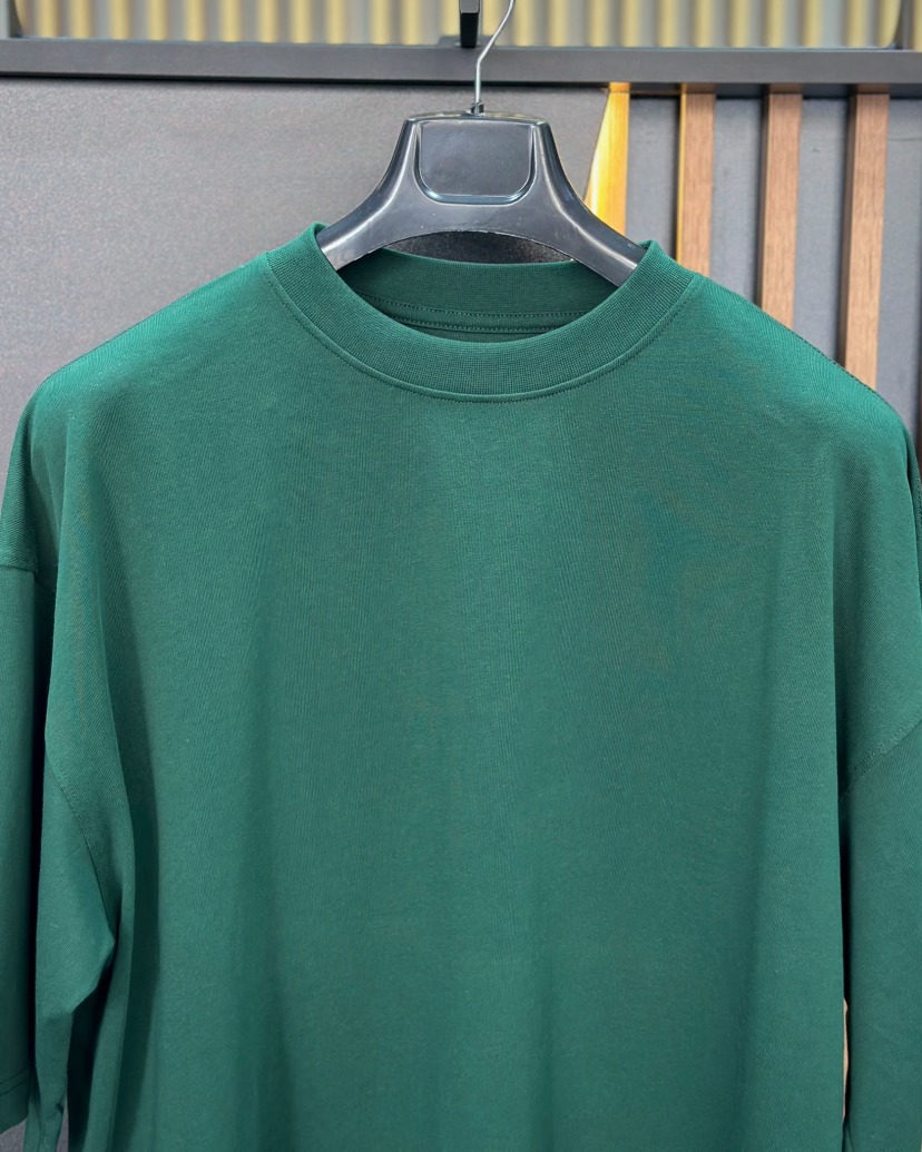 BASIC OVERSIZE T-SHIRT HAKİ YEŞİL