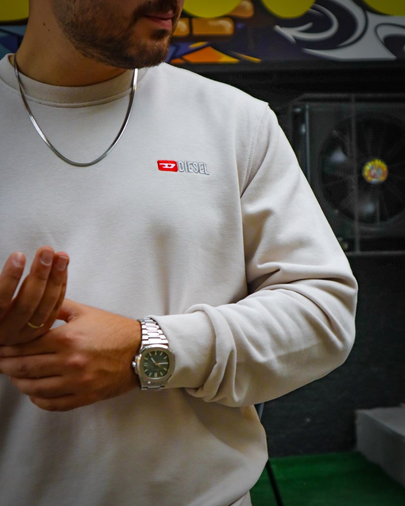 DIESL SWEATSHIRT KREM