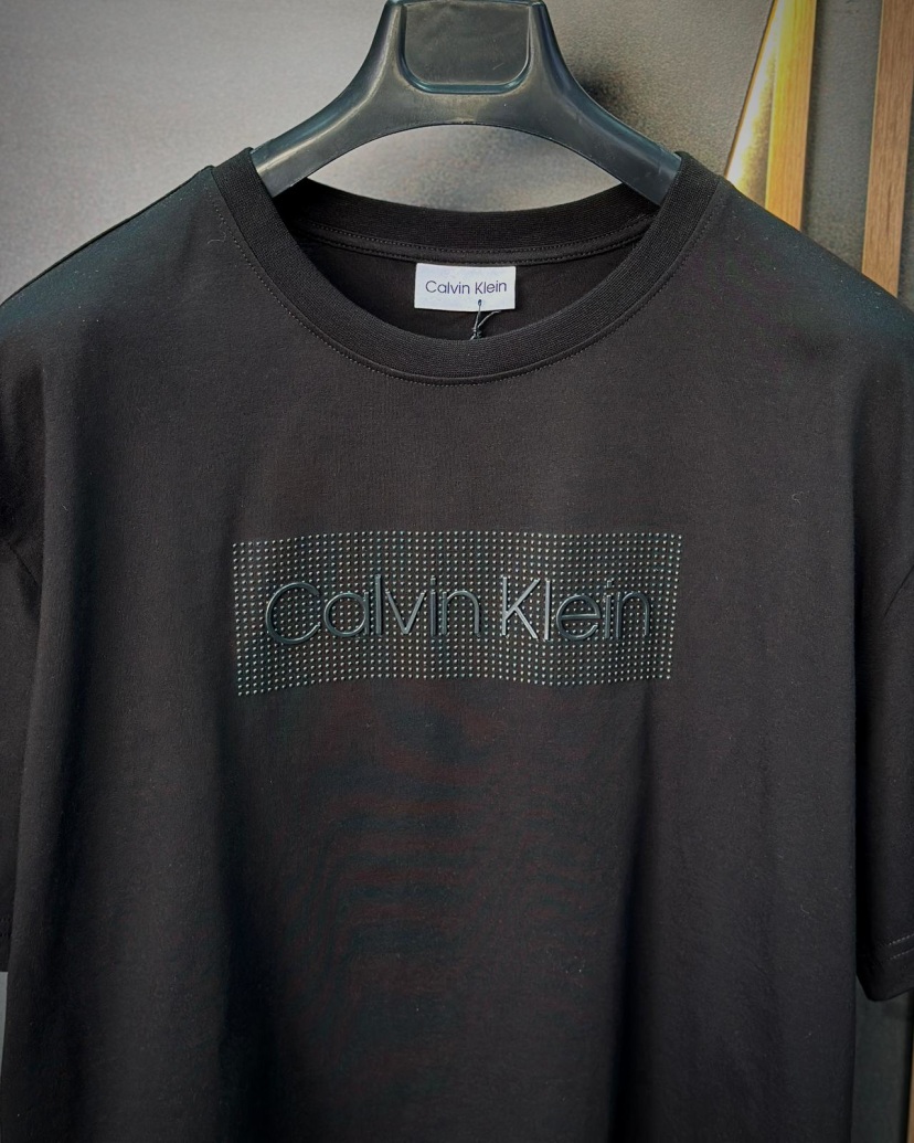 CK T-SHIRT - SİYAH KABARTMA DETAY T-SHIRT SİYAH