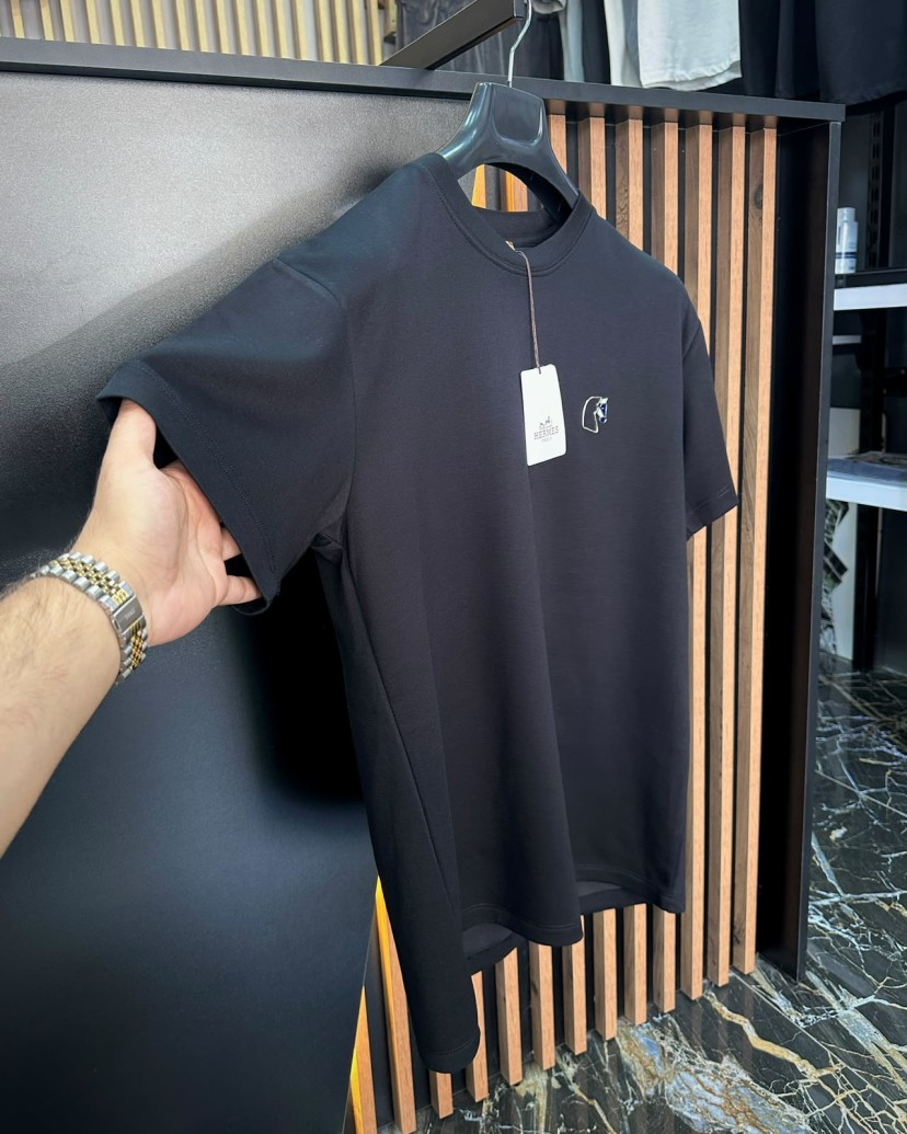 HRMS METAL LOGO MODAL T-SHIRT SİYAH