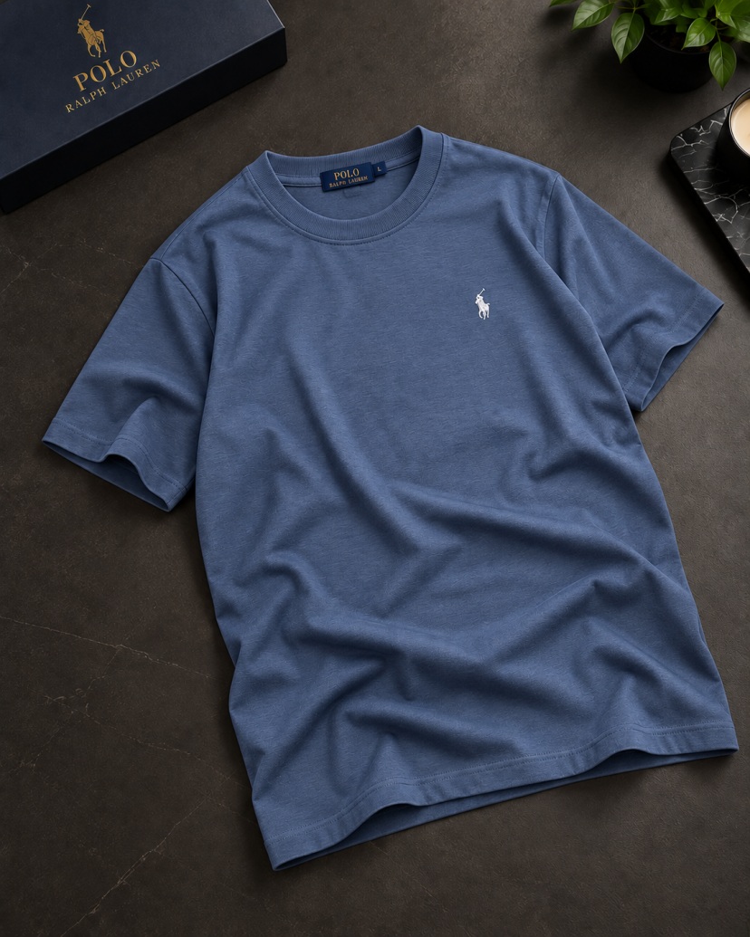 PL RALPH LAUREN MODAL T-SHIRT ANTRASIT