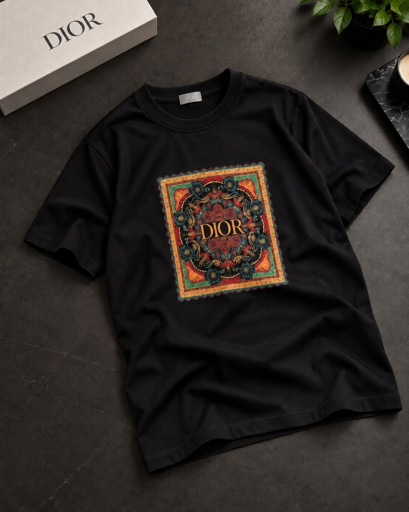 CD KADİFE DİKİM VINTAGE T-SHIRT SİYAH