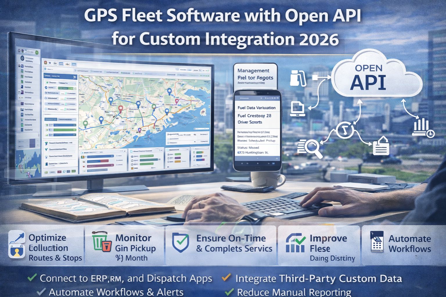 GPS fleet software with open API for custom integration 2026
