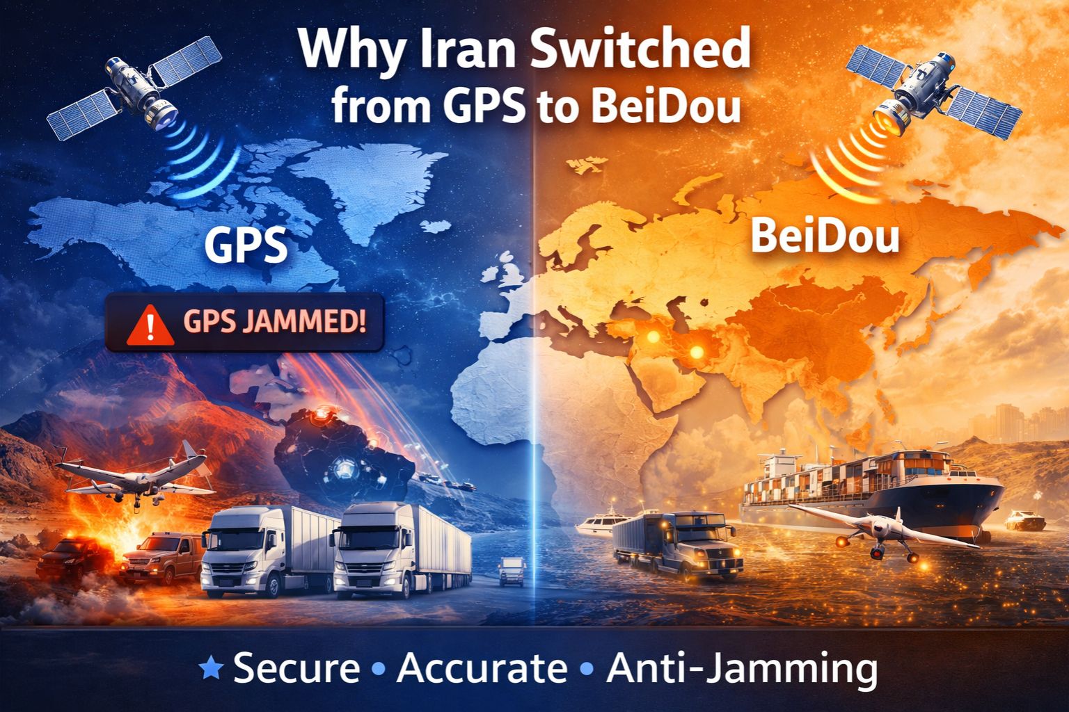why did Iran abandon US GPS for China BeiDou navigation 2026
