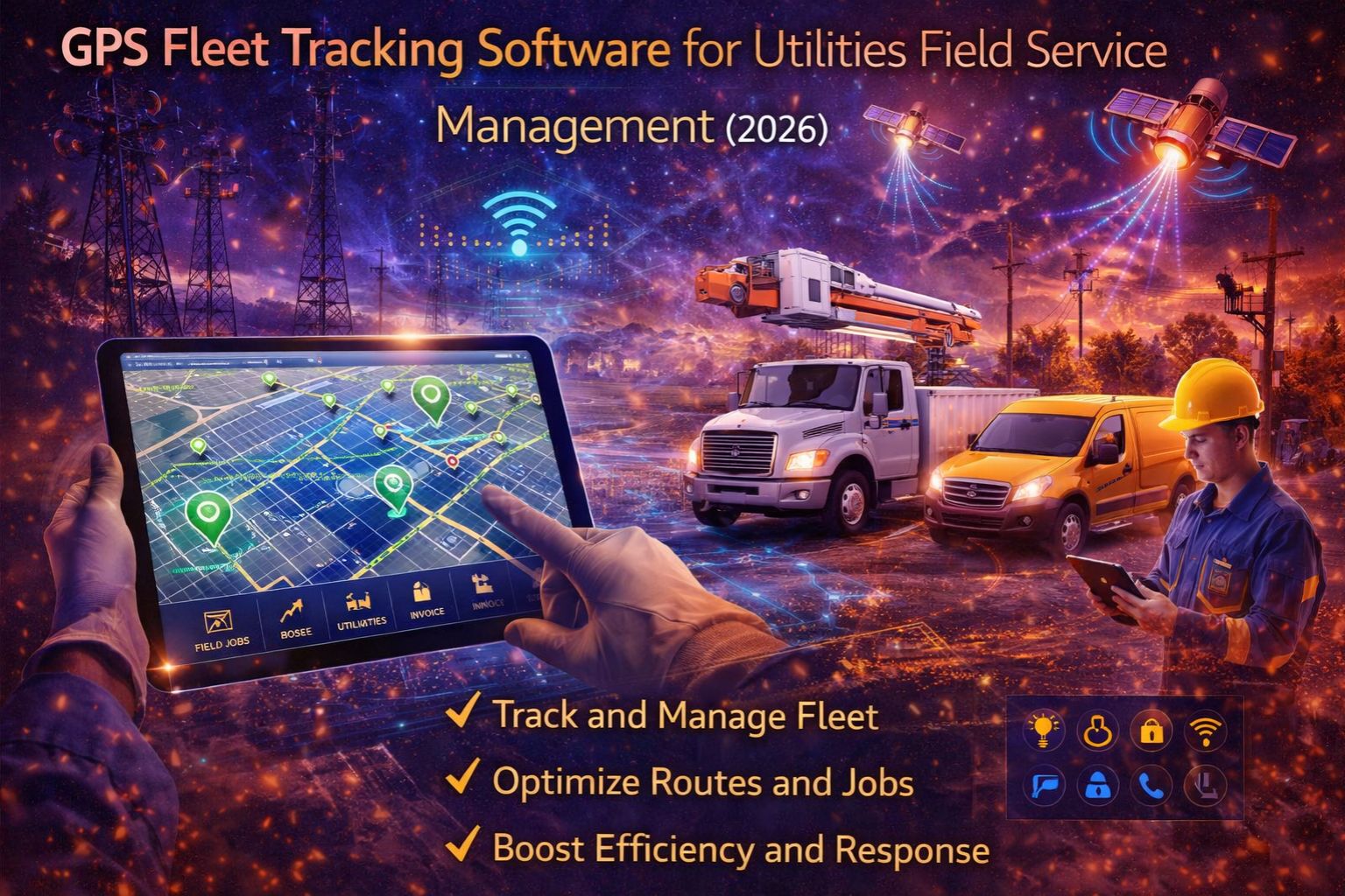 GPS fleet tracking software for utilities field service management 2026