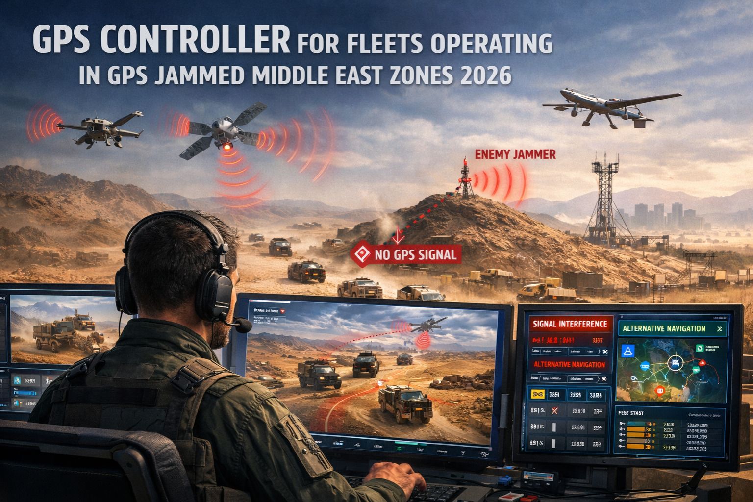 GPS Controller for fleets operating in GPS jammed Middle East zones 2026