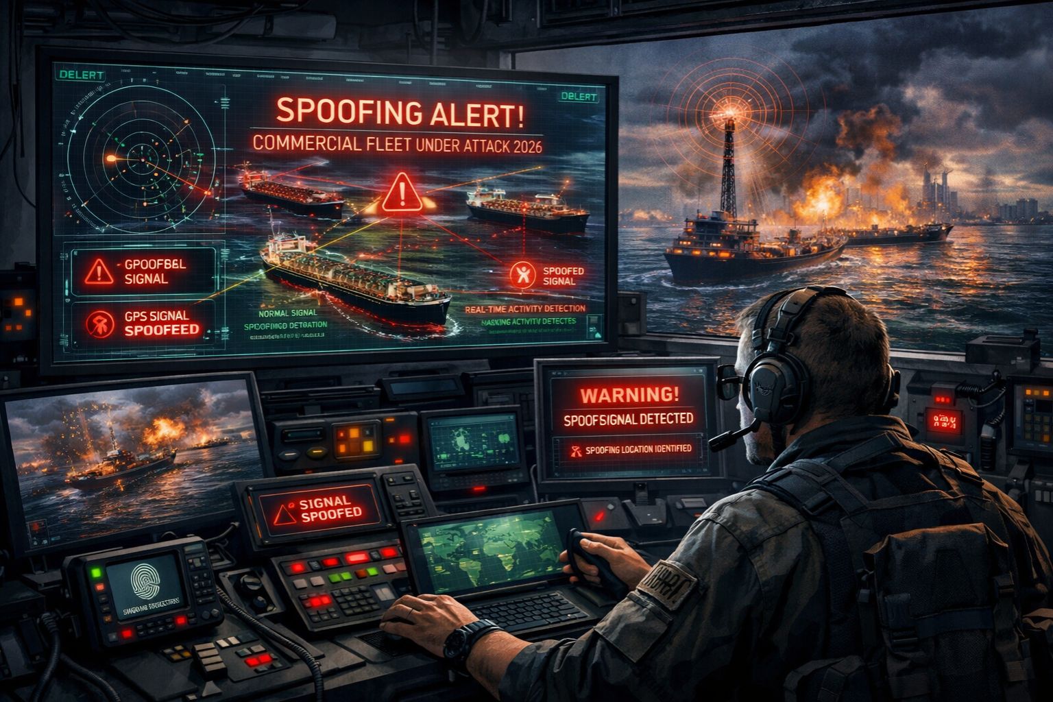 GPS Controller for air cargo fleet when GPS signal is spoofed 2026