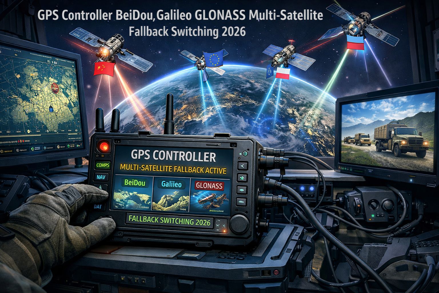 GPS Controller BeiDou Galileo GLONASS multi satellite fallback switching 2026