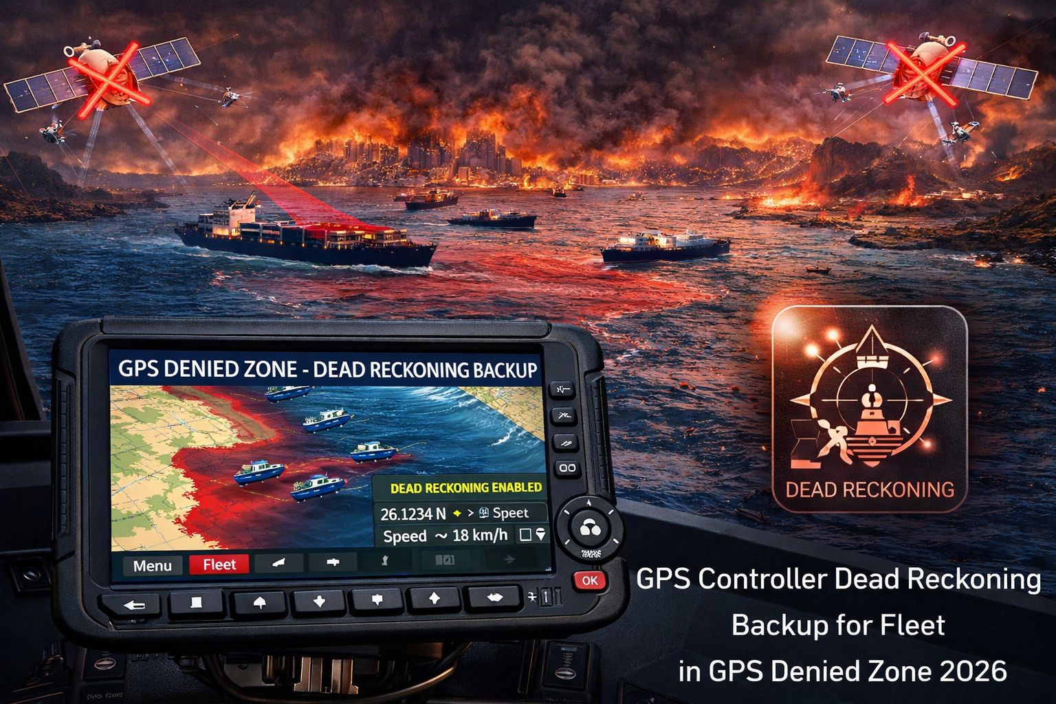 GPS Controller dead reckoning backup for fleet in GPS denied zone 2026