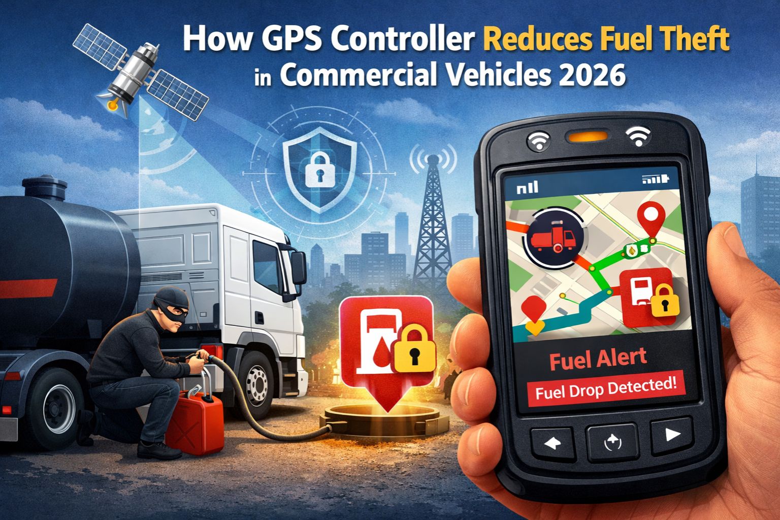 how does GPS Controller reduce fuel theft in commercial vehicles 2026