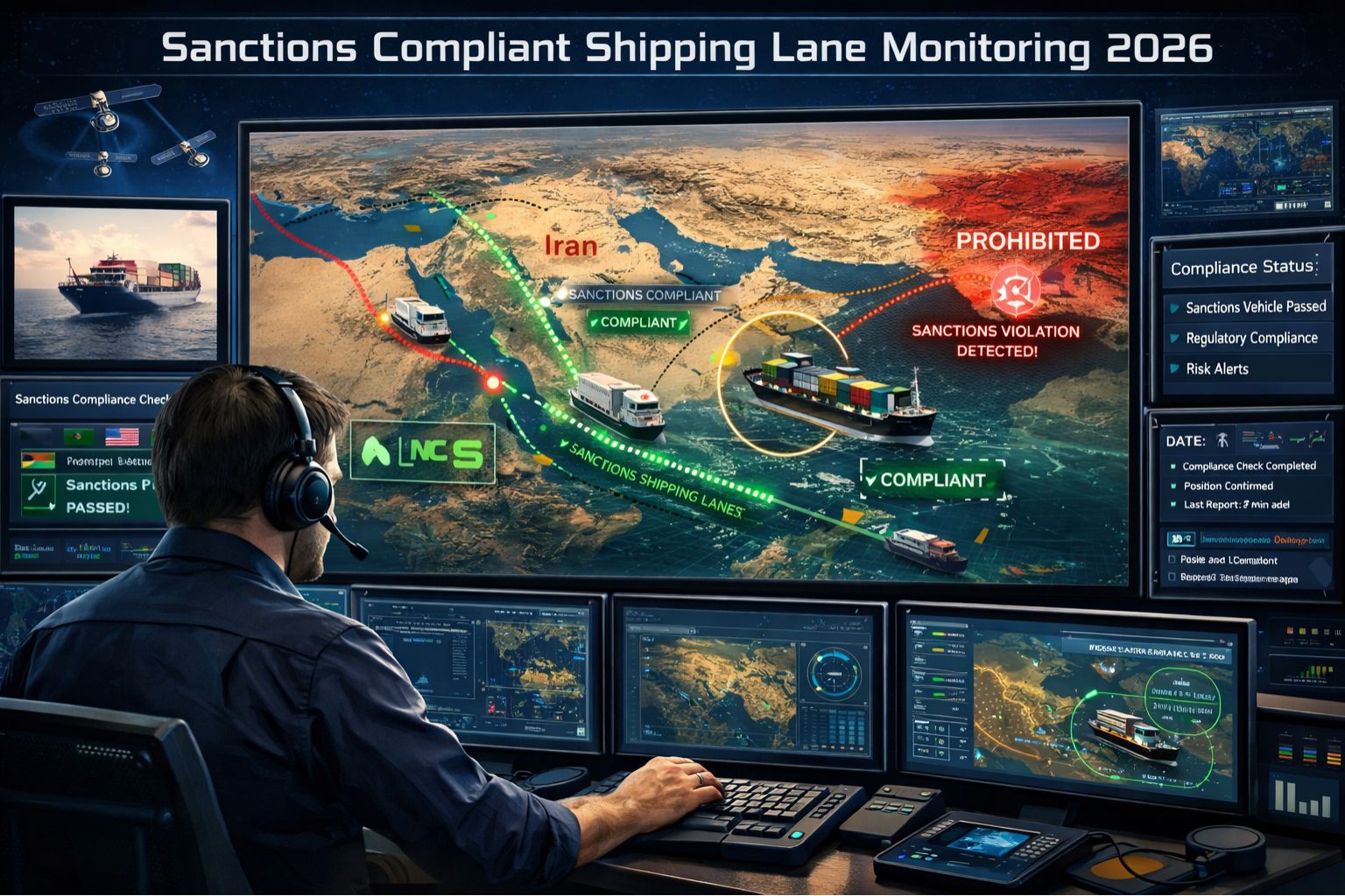GPS Controller for sanctions compliant shipping lane monitoring 2026