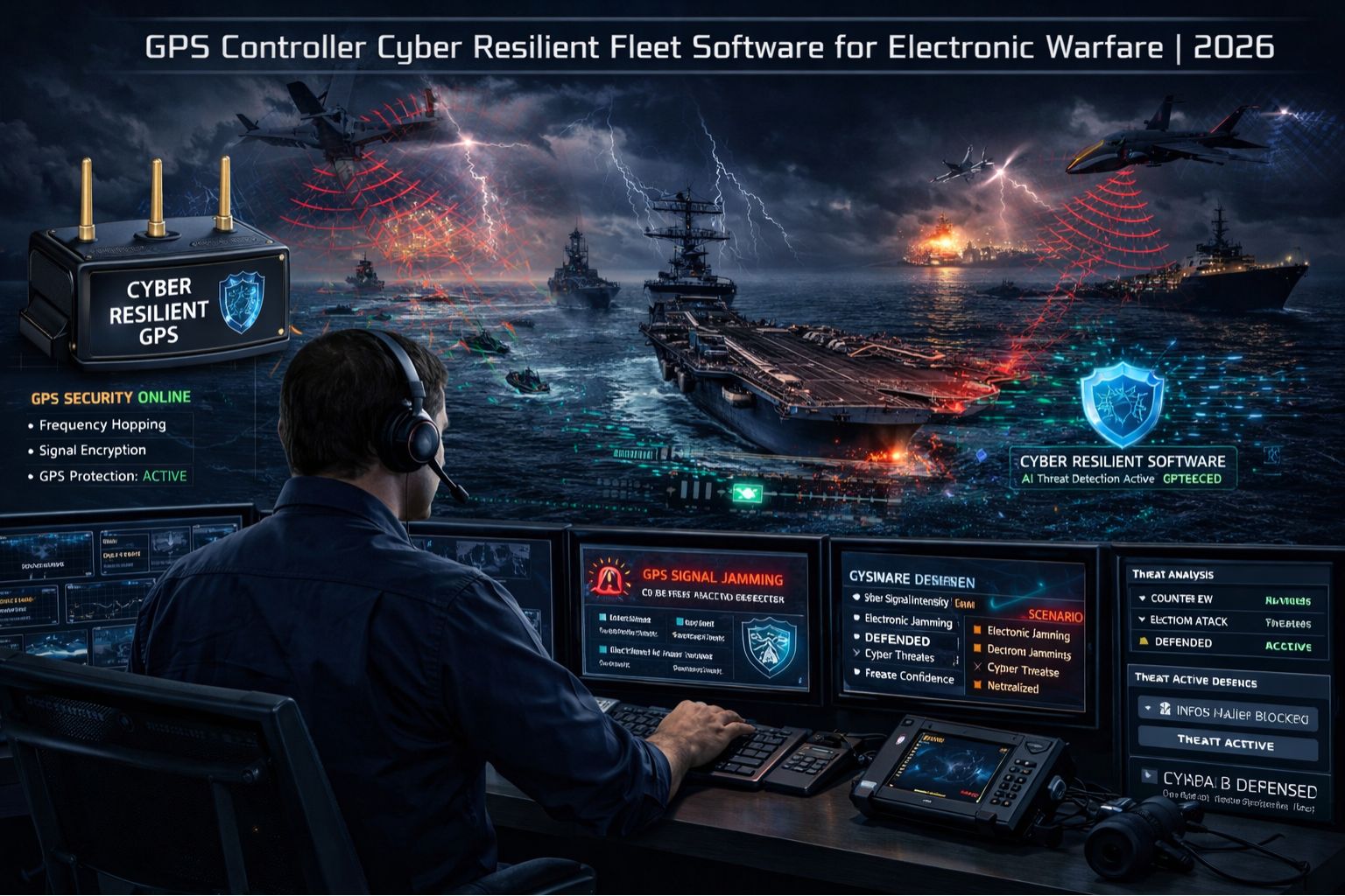 GPS Controller cyber resilient fleet software for electronic warfare 2026