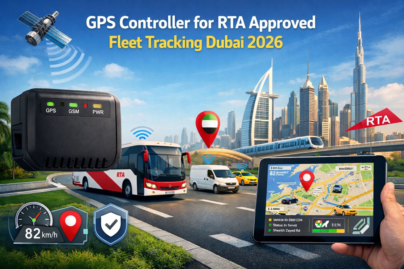 GPS Controller for RTA approved fleet tracking Dubai 2026