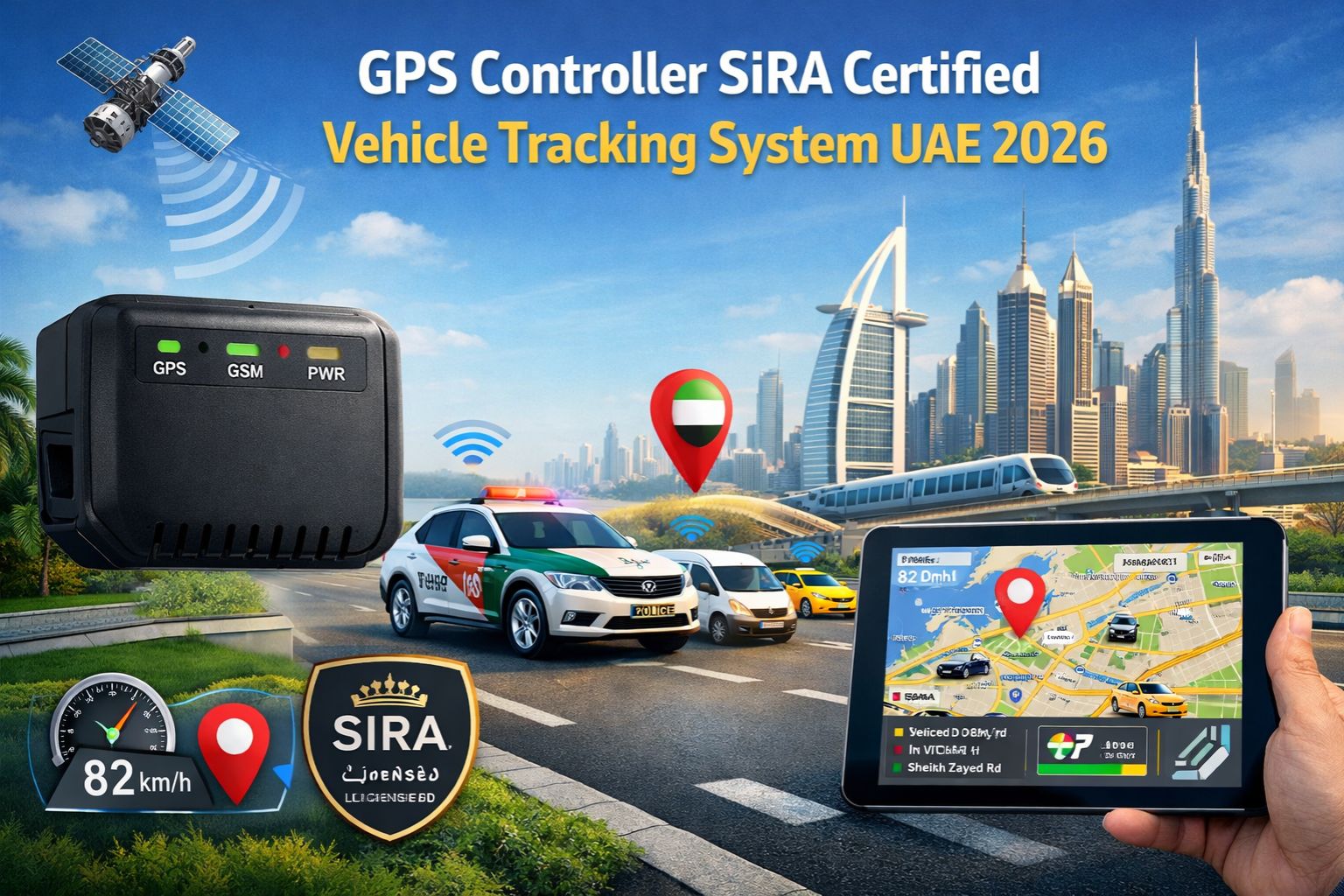 GPS Controller SIRA certified vehicle tracking system UAE 2026