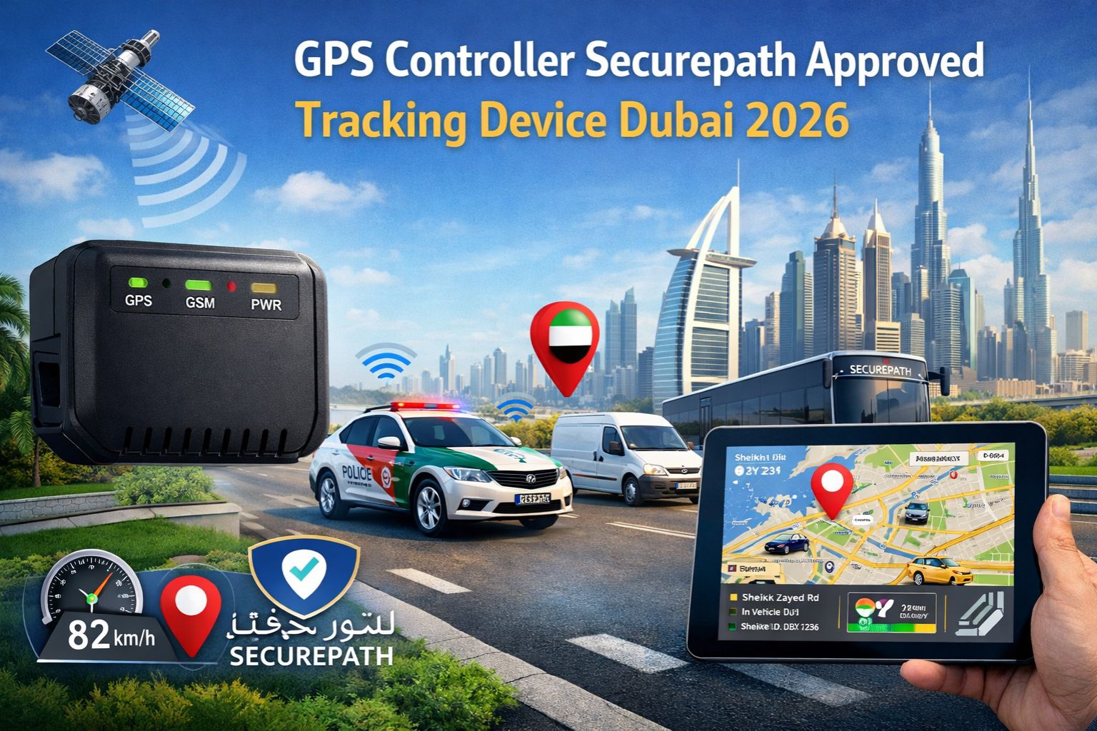 GPS Controller Securepath approved tracking device Dubai 2026